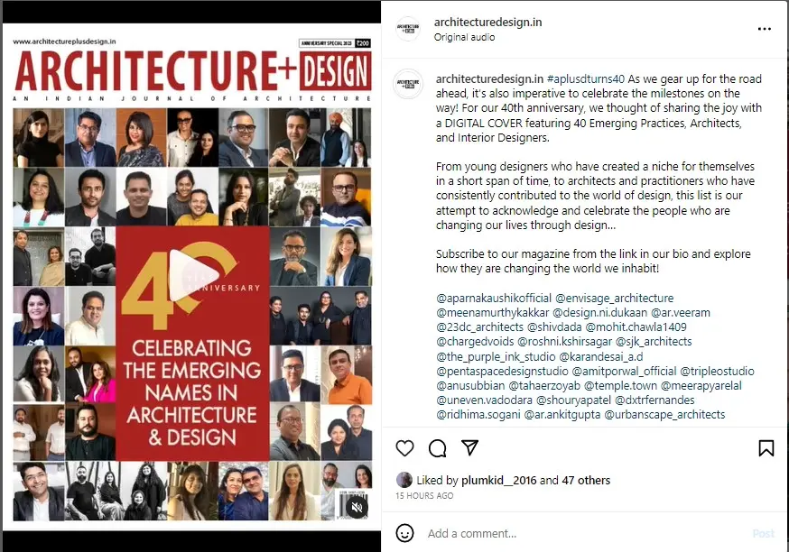 Architecture+Design Cover